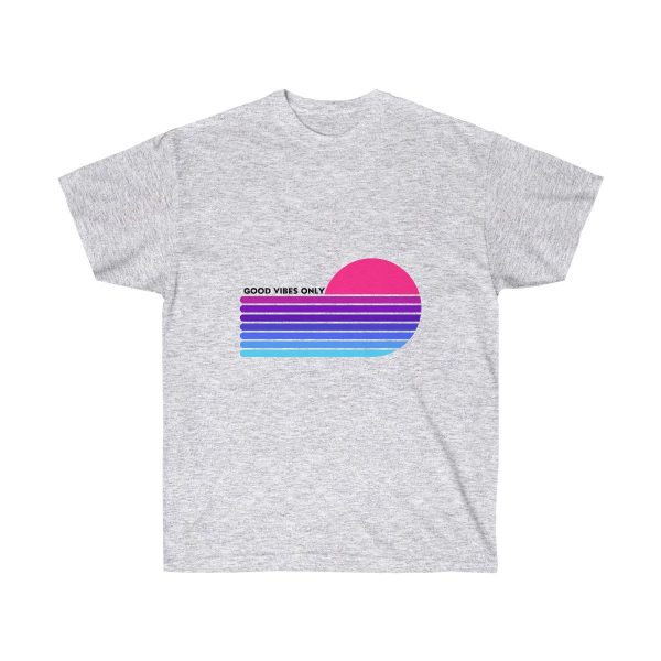 Good Vibes Only Magenta - Unisex Ultra Cotton Tee - Image 3