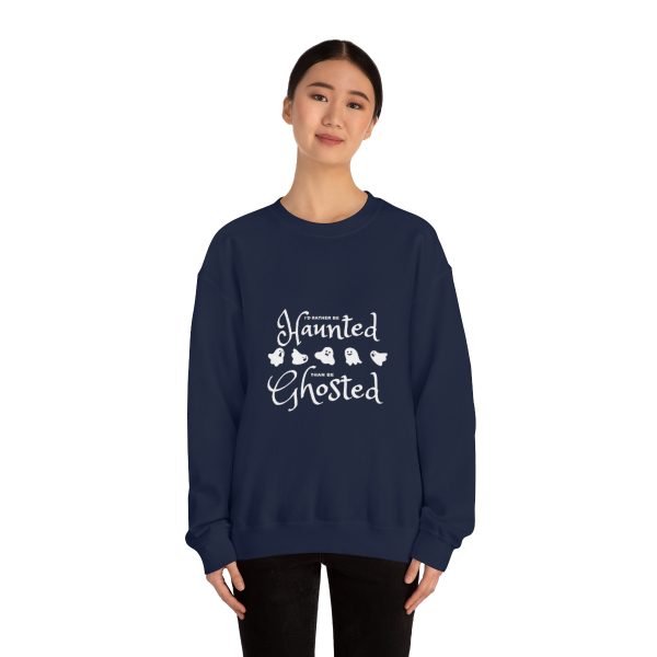 I'd Rather be Haunted than Ghosted - Unisex Heavy Blend™ Crewneck Sweatshirt - Image 18