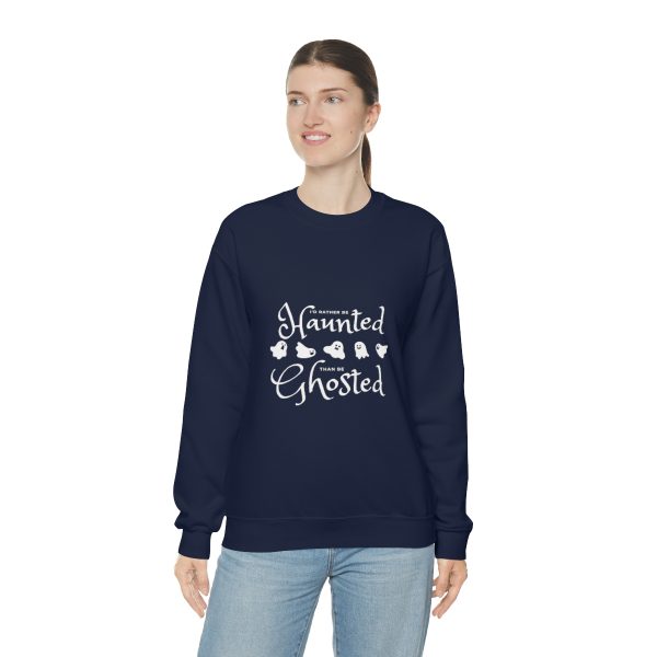 I'd Rather be Haunted than Ghosted - Unisex Heavy Blend™ Crewneck Sweatshirt - Image 21