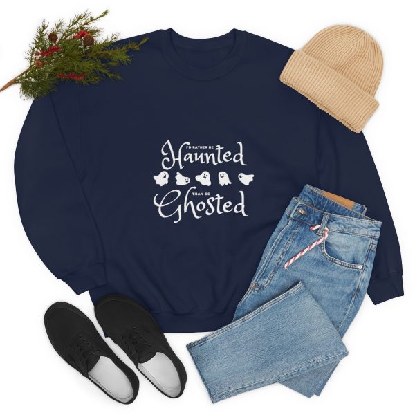 I'd Rather be Haunted than Ghosted - Unisex Heavy Blend™ Crewneck Sweatshirt - Image 23