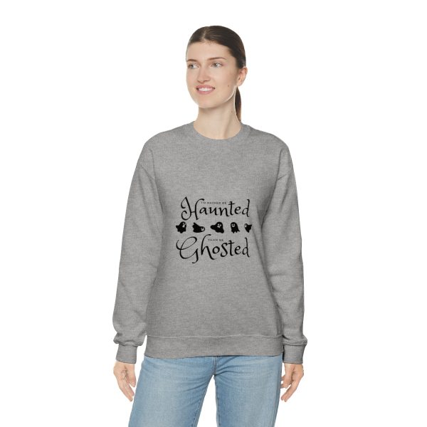 I'd Rather be Haunted than Ghosted -  Unisex Heavy Blend™ Crewneck Sweatshirt - Image 5