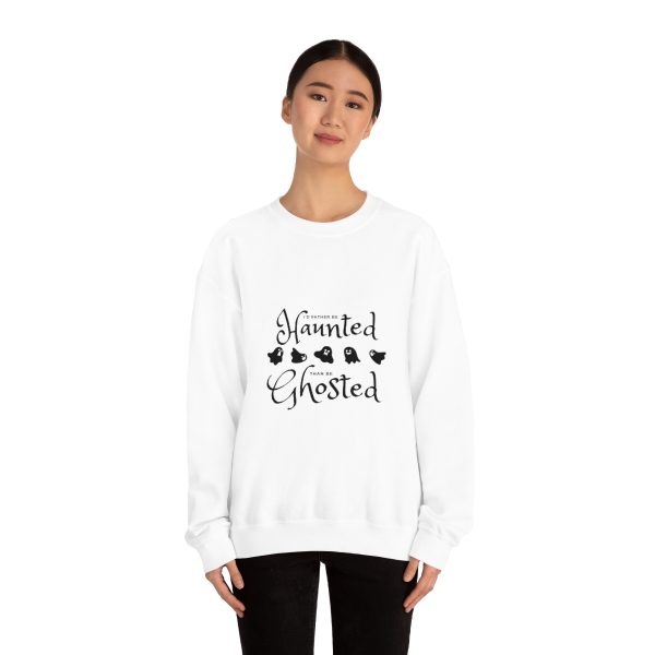 I'd Rather be Haunted than Ghosted -  Unisex Heavy Blend™ Crewneck Sweatshirt - Image 10