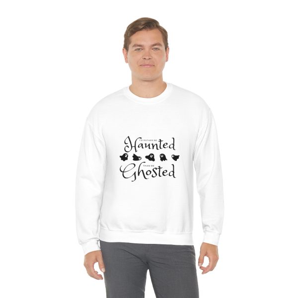 I'd Rather be Haunted than Ghosted -  Unisex Heavy Blend™ Crewneck Sweatshirt - Image 12