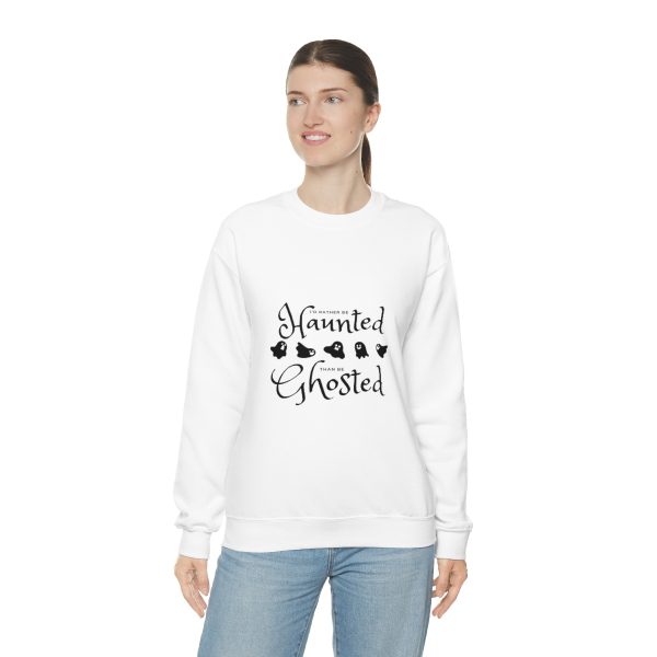 I'd Rather be Haunted than Ghosted -  Unisex Heavy Blend™ Crewneck Sweatshirt - Image 13