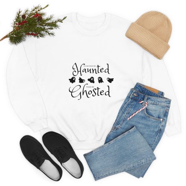 I'd Rather be Haunted than Ghosted -  Unisex Heavy Blend™ Crewneck Sweatshirt - Image 15