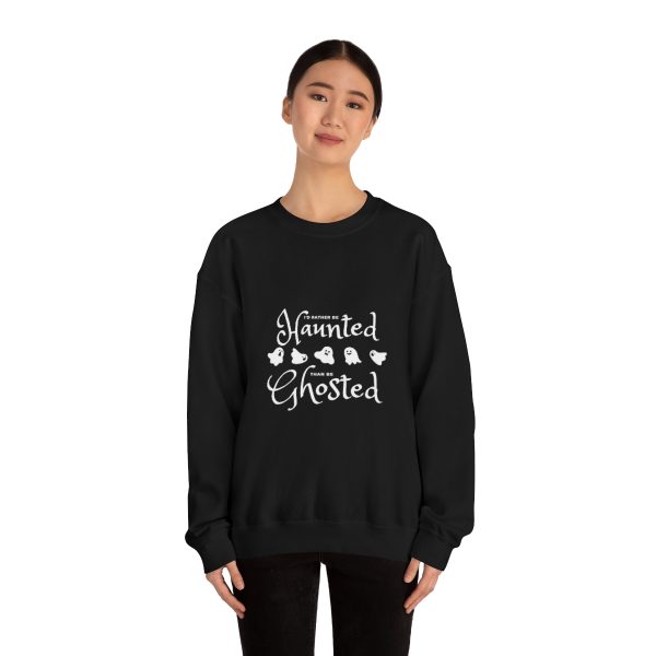 I'd Rather be Haunted than Ghosted - Unisex Heavy Blend™ Crewneck Sweatshirt - Image 2