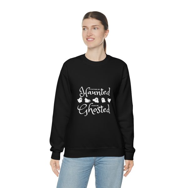 I'd Rather be Haunted than Ghosted - Unisex Heavy Blend™ Crewneck Sweatshirt - Image 5