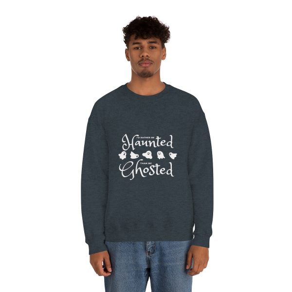 I'd Rather be Haunted than Ghosted - Unisex Heavy Blend™ Crewneck Sweatshirt - Image 11