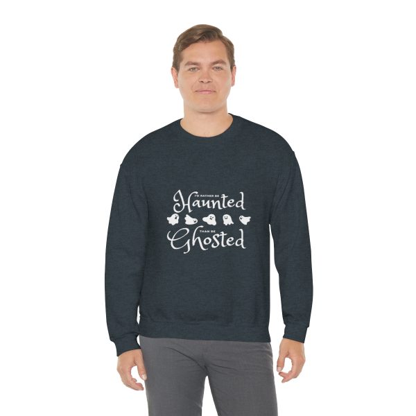 I'd Rather be Haunted than Ghosted - Unisex Heavy Blend™ Crewneck Sweatshirt - Image 12