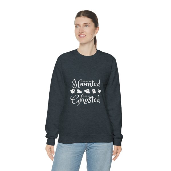 I'd Rather be Haunted than Ghosted - Unisex Heavy Blend™ Crewneck Sweatshirt - Image 13