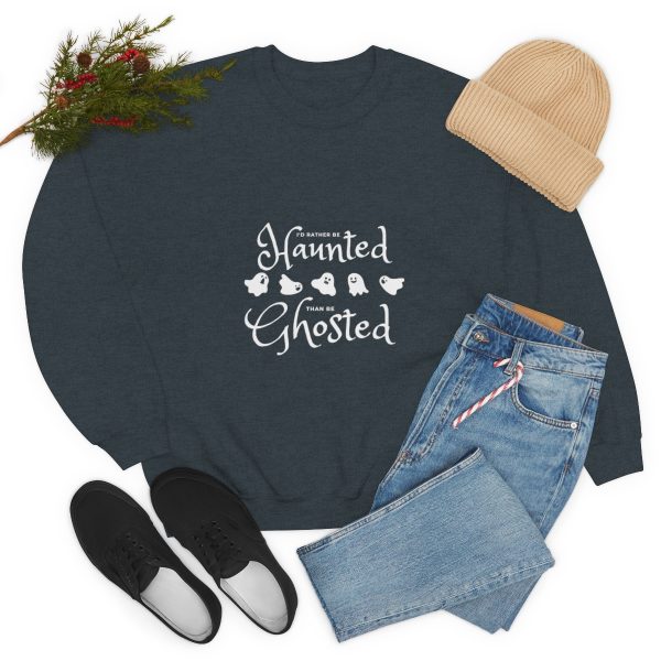 I'd Rather be Haunted than Ghosted - Unisex Heavy Blend™ Crewneck Sweatshirt - Image 15