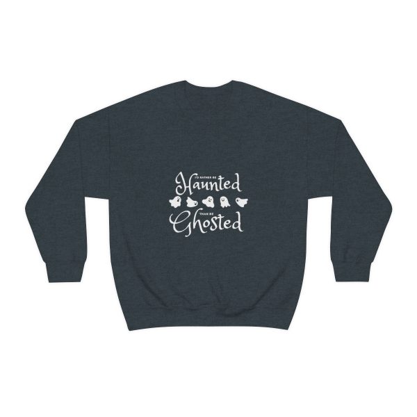 I'd Rather be Haunted than Ghosted - Unisex Heavy Blend™ Crewneck Sweatshirt - Image 9