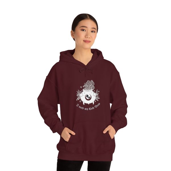 I Need My Cold Brew - Unisex Heavy Blend™ Hooded Sweatshirt - Image 34