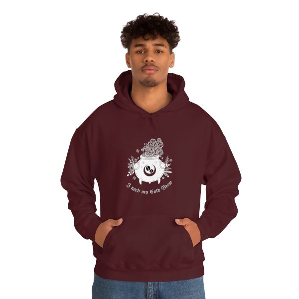 I Need My Cold Brew - Unisex Heavy Blend™ Hooded Sweatshirt - Image 35