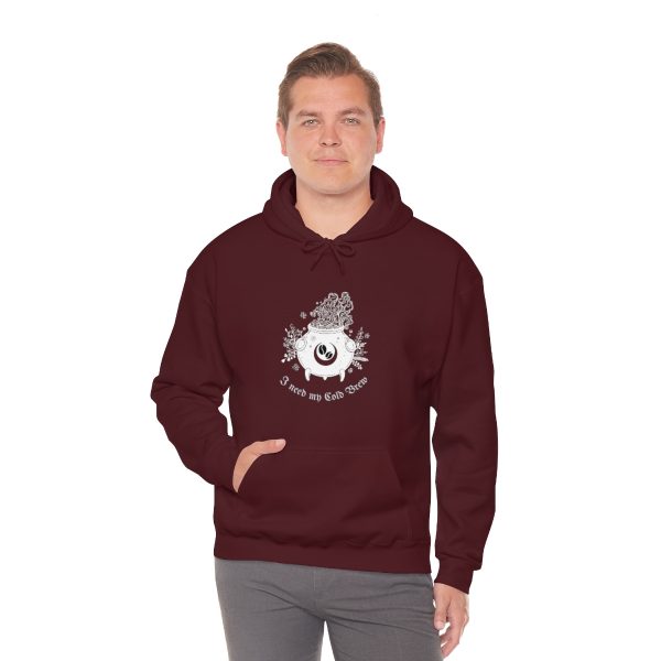 I Need My Cold Brew - Unisex Heavy Blend™ Hooded Sweatshirt - Image 37