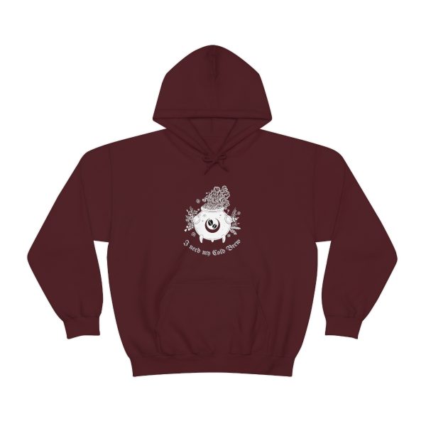 I Need My Cold Brew - Unisex Heavy Blend™ Hooded Sweatshirt - Image 33