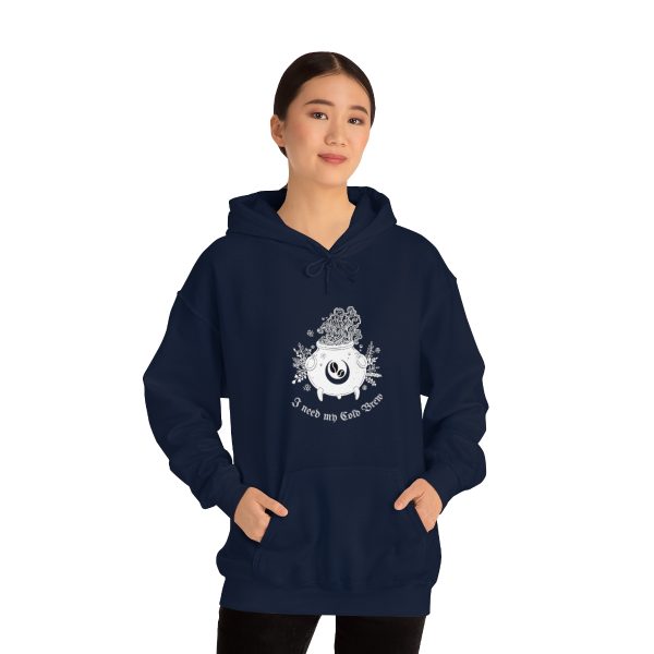 I Need My Cold Brew - Unisex Heavy Blend™ Hooded Sweatshirt - Image 2