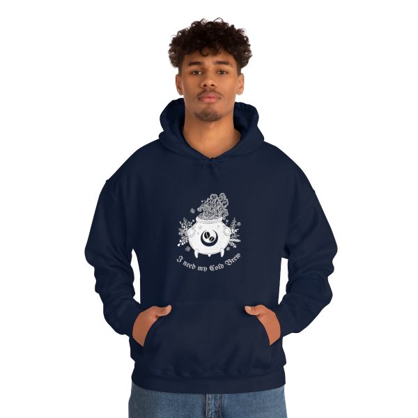 I Need My Cold Brew - Unisex Heavy Blend™ Hooded Sweatshirt - Image 3