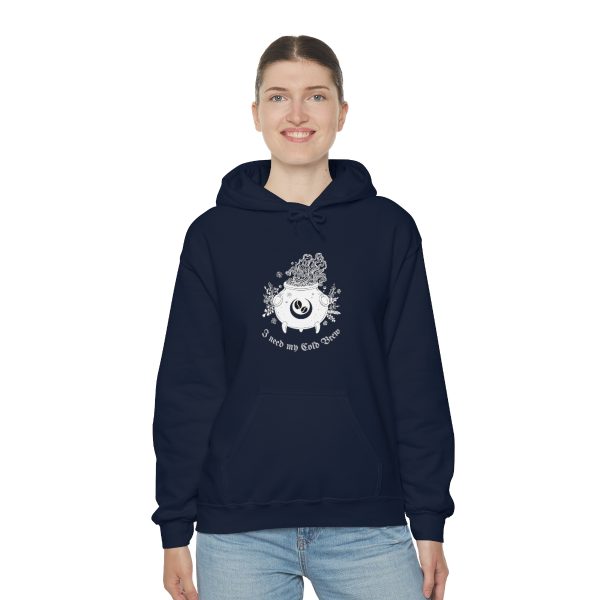 I Need My Cold Brew - Unisex Heavy Blend™ Hooded Sweatshirt - Image 4