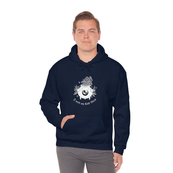 I Need My Cold Brew - Unisex Heavy Blend™ Hooded Sweatshirt - Image 5