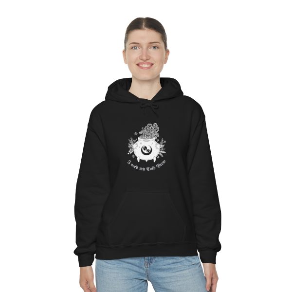 I Need My Cold Brew - Unisex Heavy Blend™ Hooded Sweatshirt - Image 12