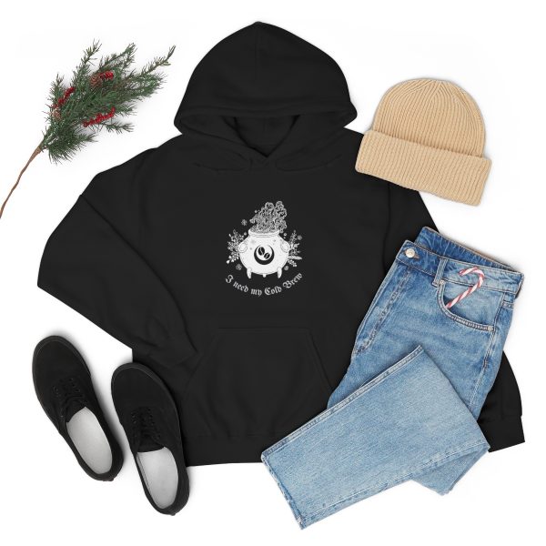 I Need My Cold Brew - Unisex Heavy Blend™ Hooded Sweatshirt - Image 15