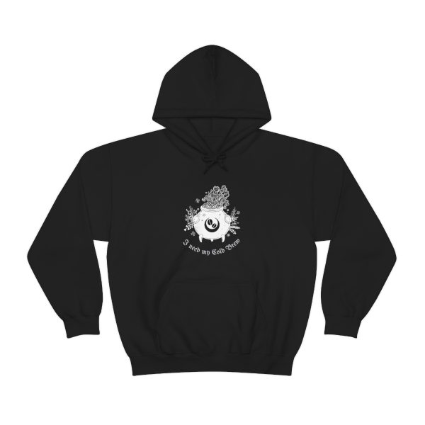 I Need My Cold Brew - Unisex Heavy Blend™ Hooded Sweatshirt - Image 9