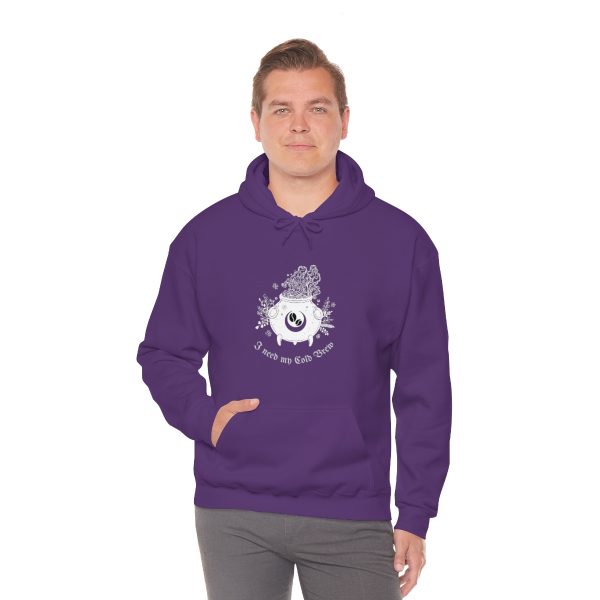 I Need My Cold Brew - Unisex Heavy Blend™ Hooded Sweatshirt - Image 69