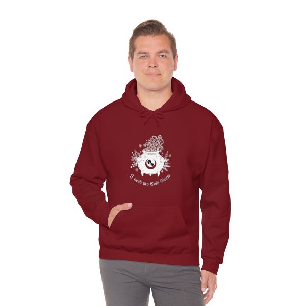 I Need My Cold Brew - Unisex Heavy Blend™ Hooded Sweatshirt - Image 93