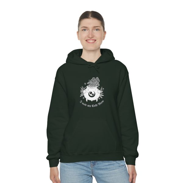 I Need My Cold Brew - Unisex Heavy Blend™ Hooded Sweatshirt - Image 44