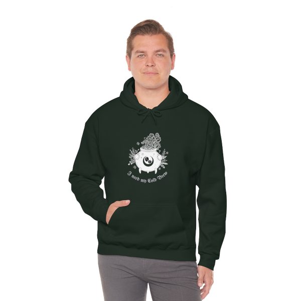 I Need My Cold Brew - Unisex Heavy Blend™ Hooded Sweatshirt - Image 45