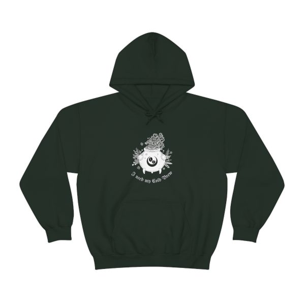 I Need My Cold Brew - Unisex Heavy Blend™ Hooded Sweatshirt - Image 41