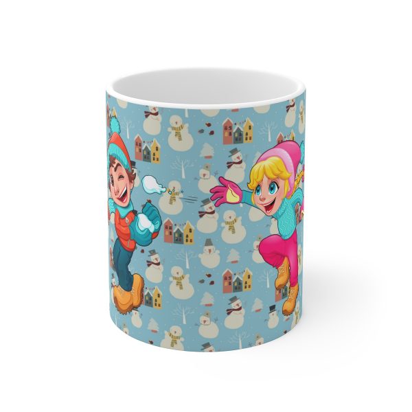 Snowball Fight Mug 11oz