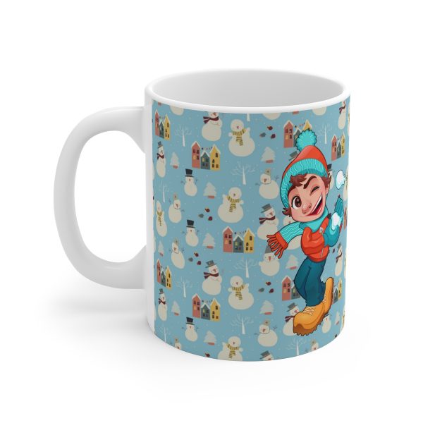 Snowball Fight Mug 11oz - Image 2