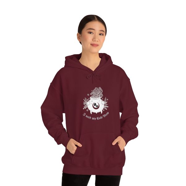 I Need My Cold Brew - Unisex Heavy Blend™ Hooded Sweatshirt - Image 82