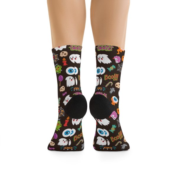 Halloween Pattern DTG Socks - Image 2