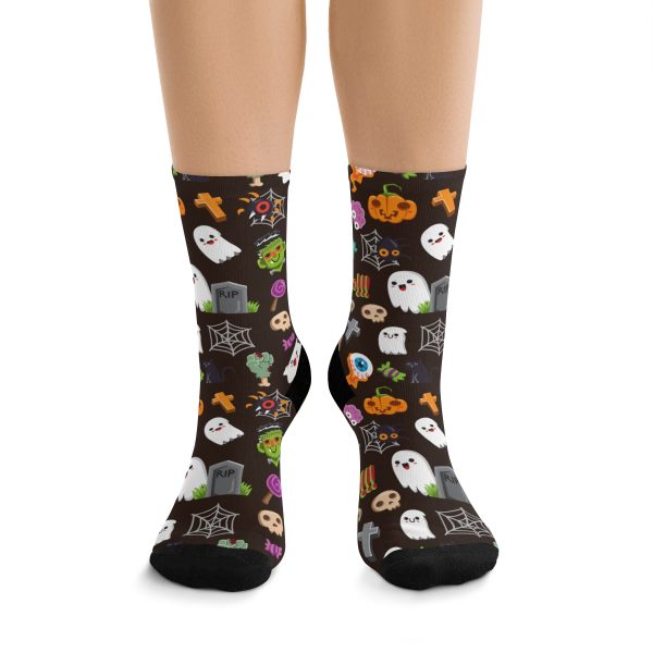 Halloween Pattern DTG Socks