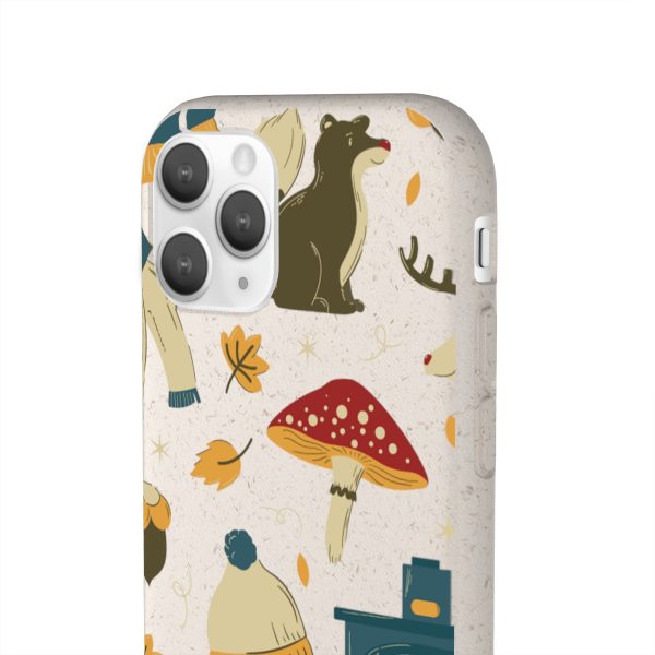 Autumn Animals & Mushrooms on Biodegradable Cases - Image 69