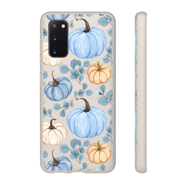 Blue Pumpkins on Biodegradable Cases - Image 104