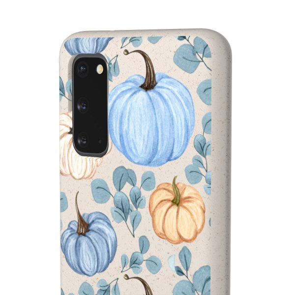 Blue Pumpkins on Biodegradable Cases - Image 105