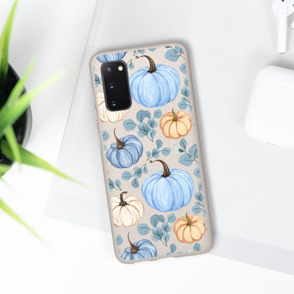 Blue Pumpkins on Biodegradable Cases - Image 106