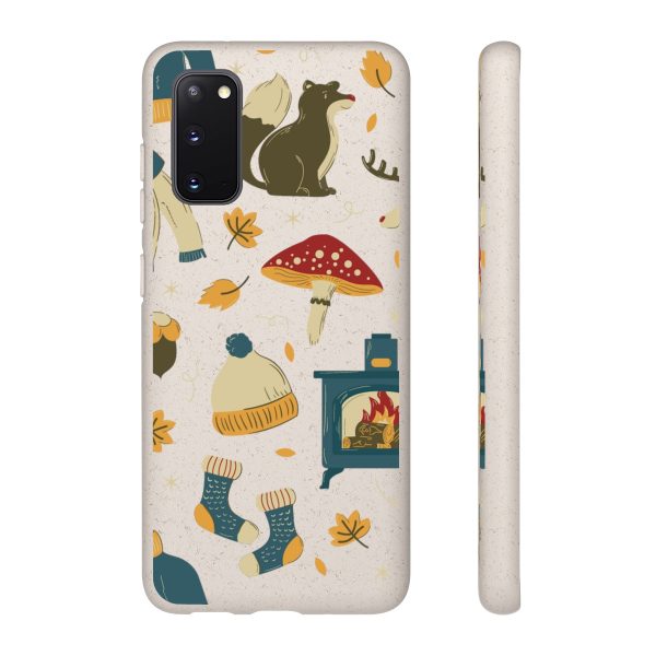 Autumn Animals & Mushrooms on Biodegradable Cases - Image 107