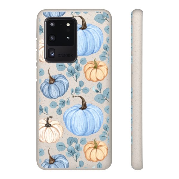 Blue Pumpkins on Biodegradable Cases - Image 110