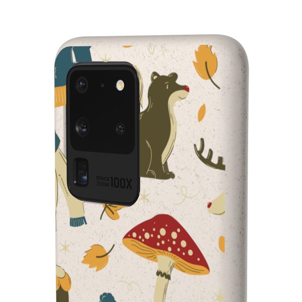 Autumn Animals & Mushrooms on Biodegradable Cases - Image 2