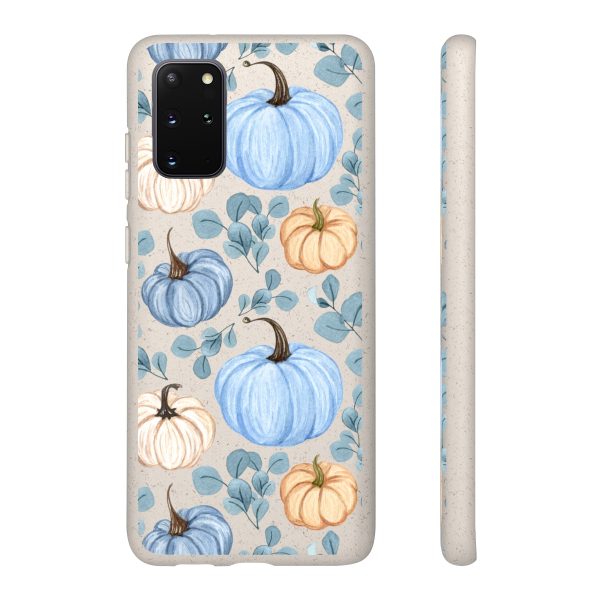 Blue Pumpkins on Biodegradable Cases - Image 107