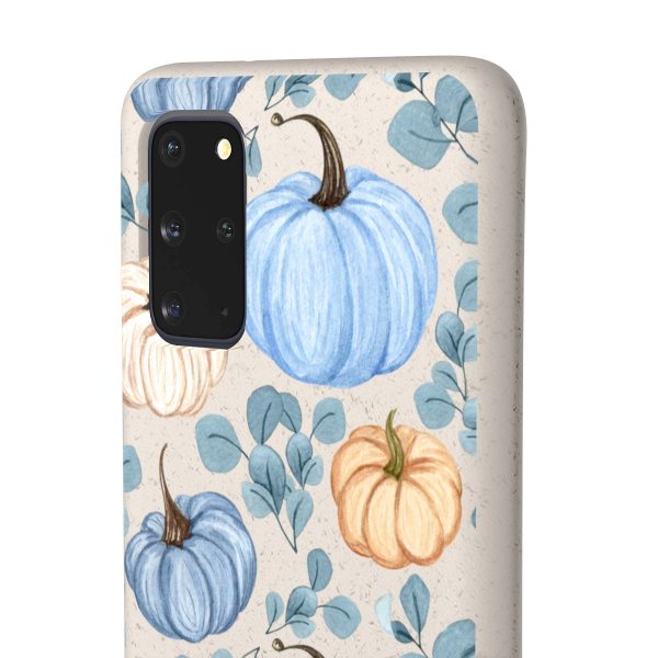 Blue Pumpkins on Biodegradable Cases - Image 108