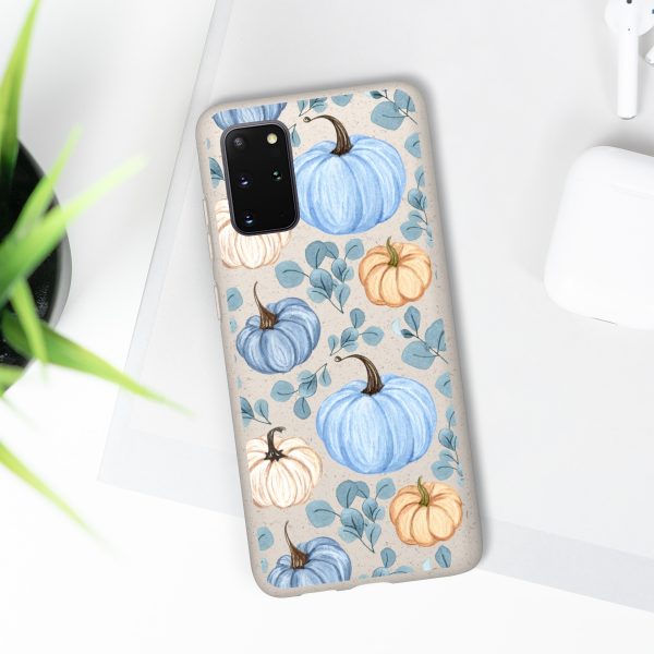 Blue Pumpkins on Biodegradable Cases - Image 109