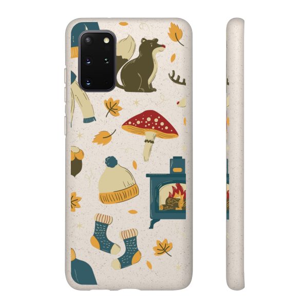 Autumn Animals & Mushrooms on Biodegradable Cases - Image 110