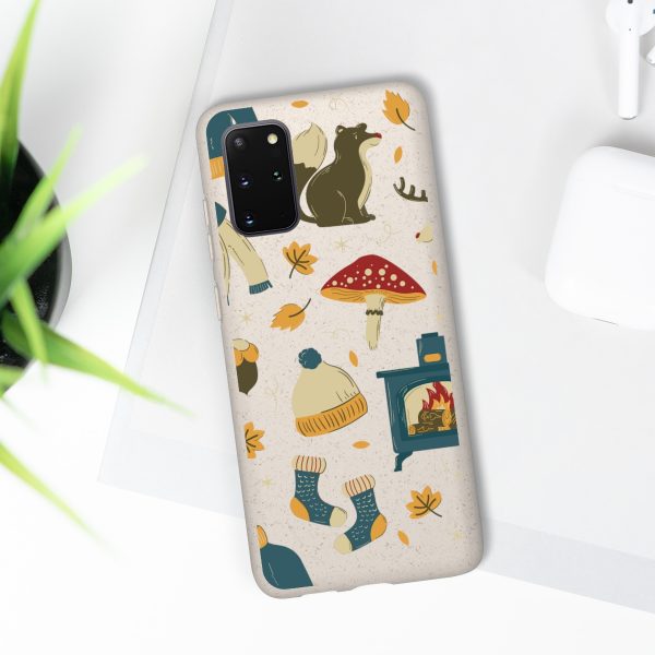 Autumn Animals & Mushrooms on Biodegradable Cases - Image 112