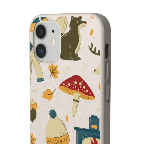 Autumn Animals & Mushrooms on Biodegradable Cases - Image 41